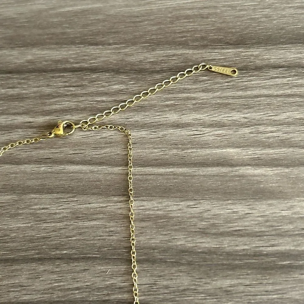 Diamond flower Necklace Q336